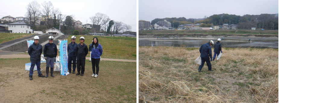 22024年3月 大和川・石川クリーン作戦（大和川親水公園）に参加