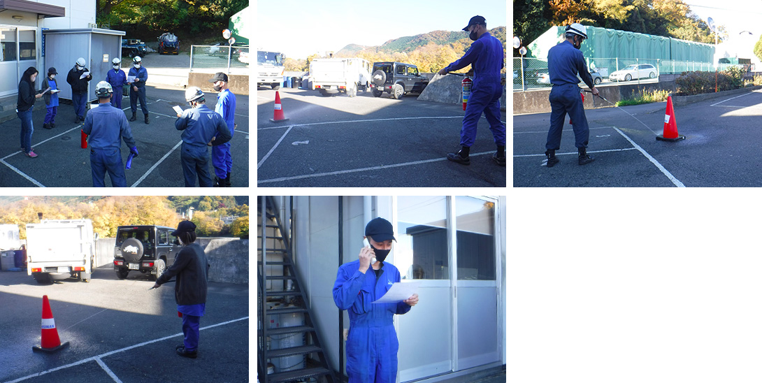 2022年11月 消火訓練（初期消火訓練）・通報連絡訓練実施 